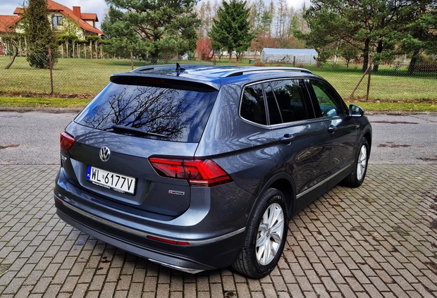 Volkswagen Tiguan Allspace cena 124799 przebieg: 149200, rok produkcji 2020 z Biała Rawska małe 704